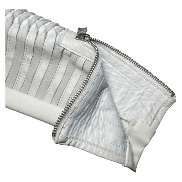 My Tribe Striped Leather Jacket - Picture 6 of 9